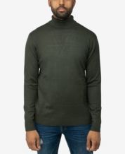 X-Ray Men's Basice Mock Neck Midweight Pullover Sweater - Macy's