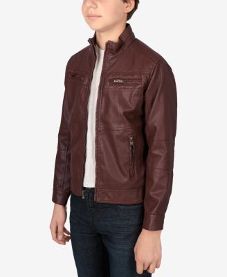 Boy's PU Jacket With Lining