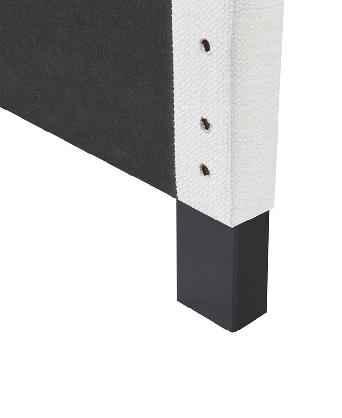 Martha Stewart Collection 78" Hamilton Wide Fabric Channel Tufted King ...