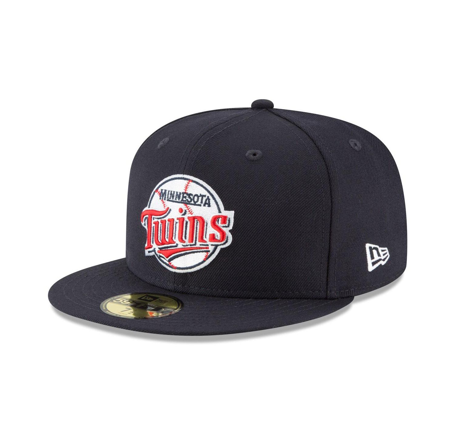 Men's Navy Minnesota Twins Cooperstown Collection Wool 59FIFTY Fitted Hat