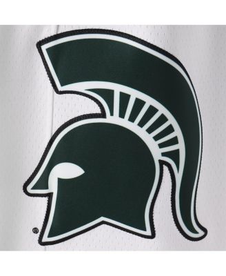 Men's White Michigan State Spartans Limited Retro Basketball Shorts