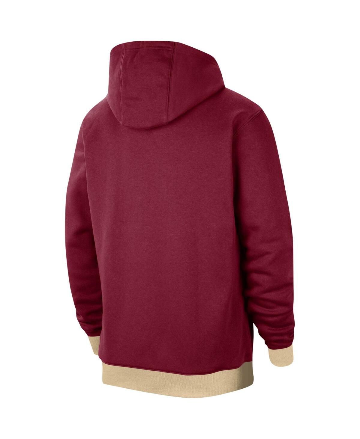 Men's NikeAlabamaTide Campus Retro Fleece Pullover Hoodie - Crimson
