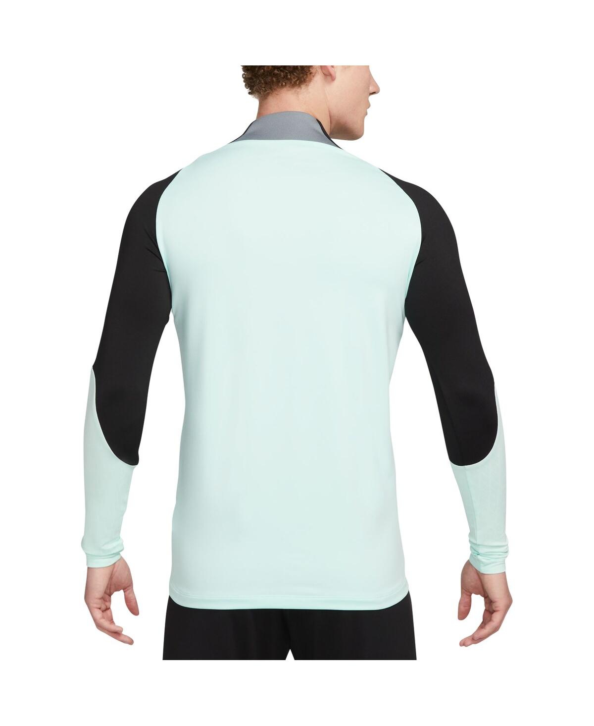 Men's NikeChelsea Strike Drill 2023/24 Performance Quarter-Zip Long Sleeve Top - Mint