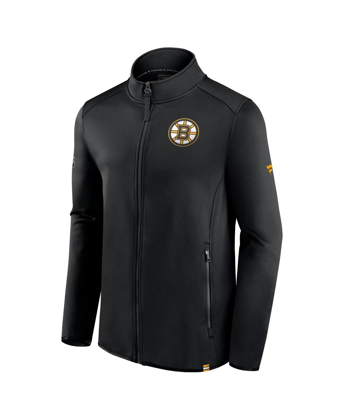Men's FanaticsBoston Bruins Authentic Pro Full-Zip Jacket - Black