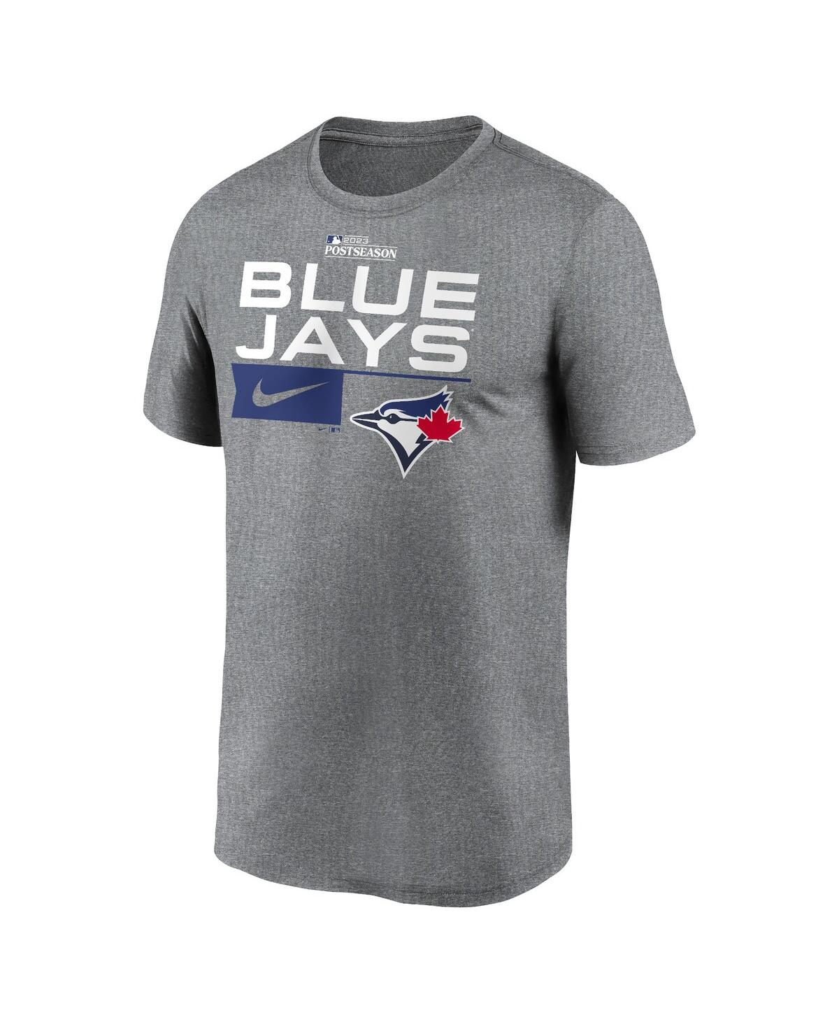 Men's NikeToronto Blue Jays 2023 Postseason Legend Performance T-shirt - Heather Charcoal