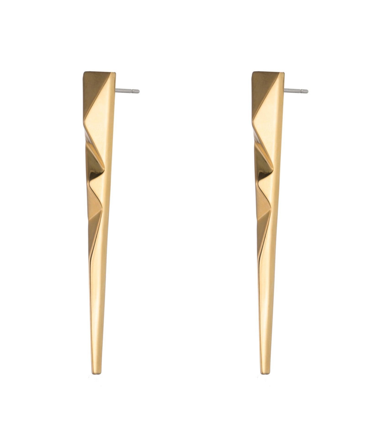 Prizm Spike Earrings - Gold