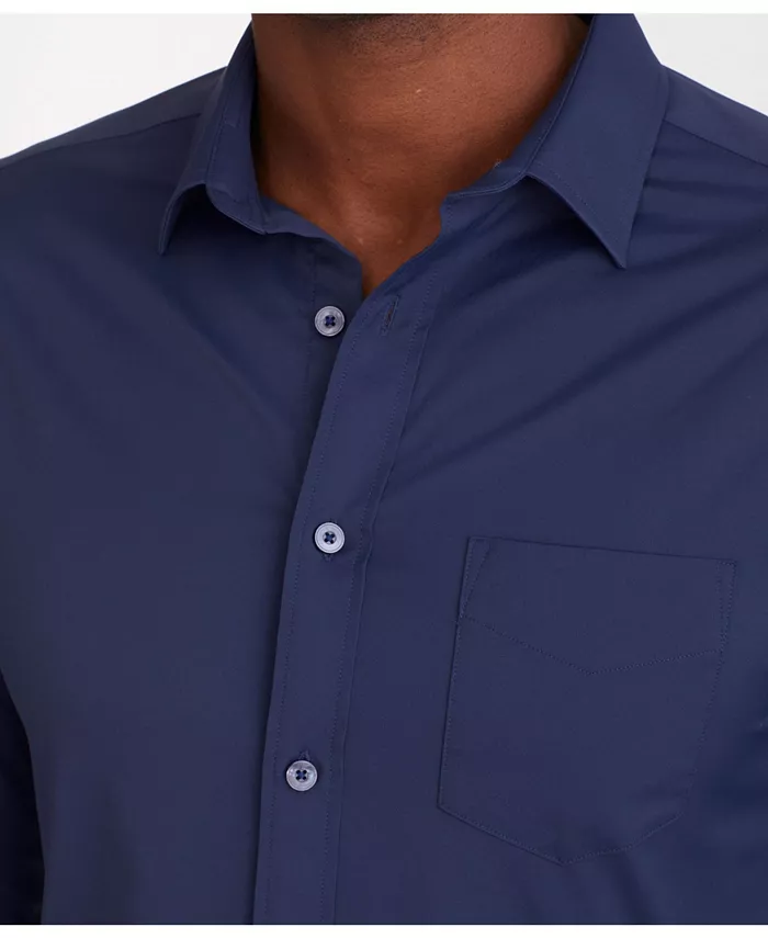 Men's Regular Fit Wrinkle-Free Performance Gironde Button Up Shirt - thumbnail 8