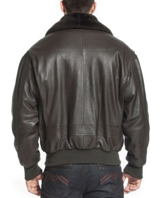 Men's G-1 Leather Flight Bomber Jacket