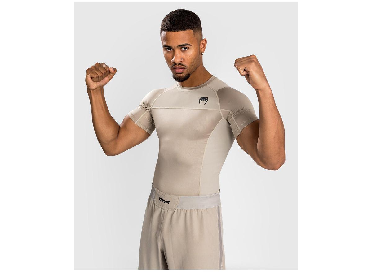Men's G-Fit Air Rashguard Short sleeve - Sand