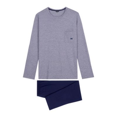 Men's Cotton Comfort Long Sleeve Pajamas Set