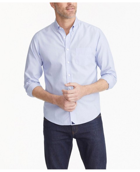 Мужские рубашки UNTUCKit Men's Regular Fit Wrinkle-Free Hillside Select Button Up Shirt