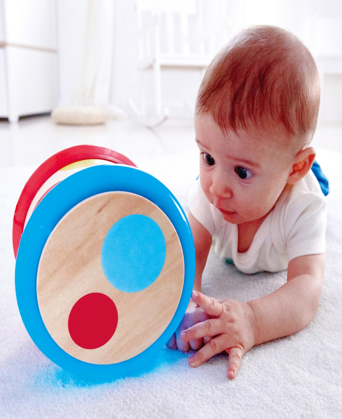 Shop Hape Baby Drum Musical Instrument In Multi