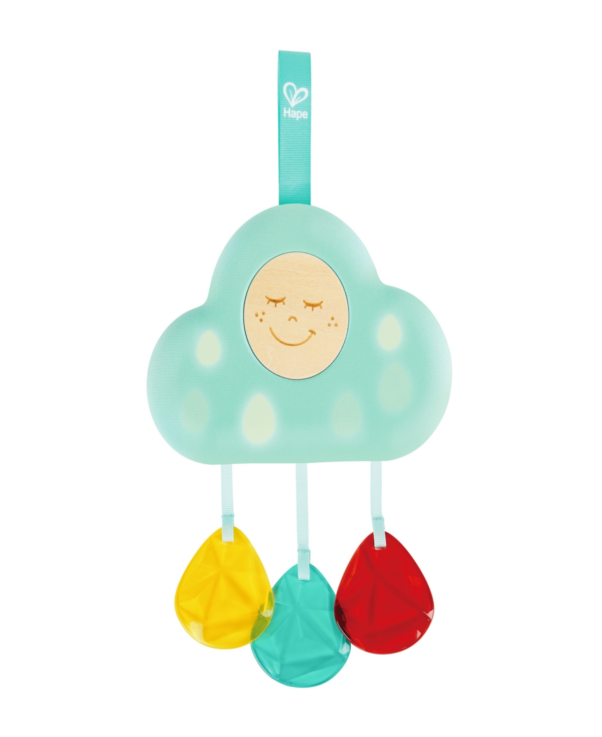 Hape Musical Cloud Light Baby Crib Toy In Multi
