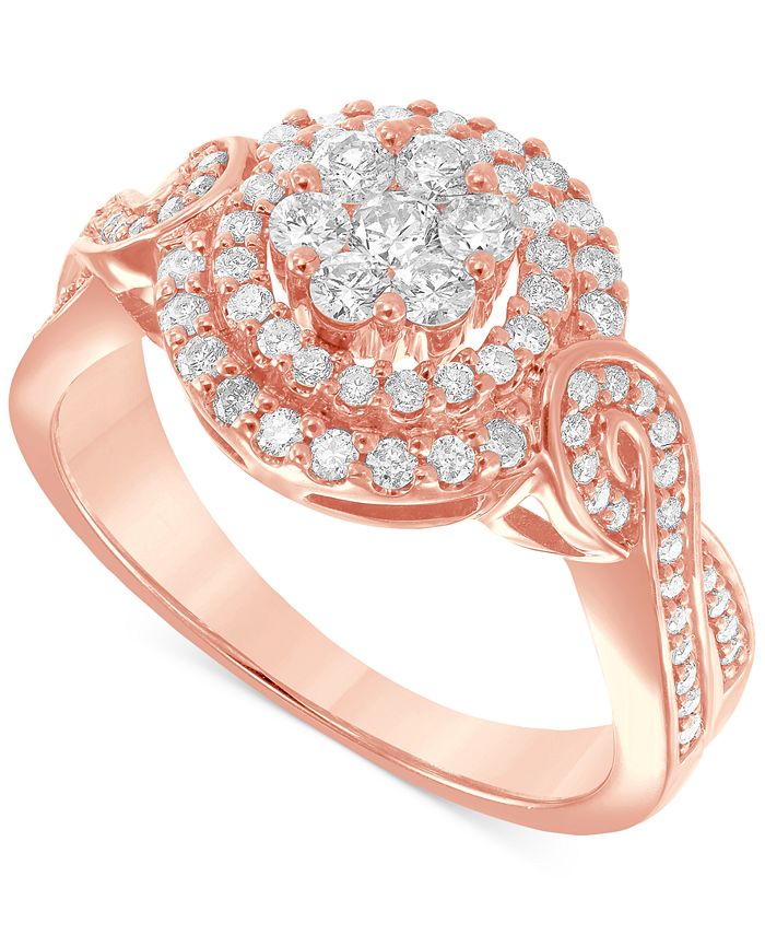 Macy's gold engagement rings hot sale