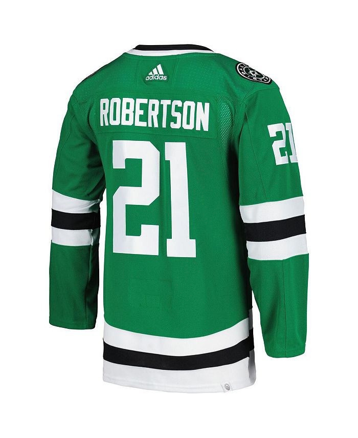 adidas Men's Jason Robertson Kelly Green Dallas Stars Home Authentic Pro Player Jersey Macy's