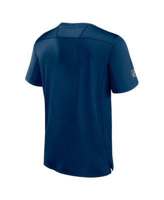 Men's Deep Sea Blue Seattle Kraken Authentic Pro Tech T-shirt