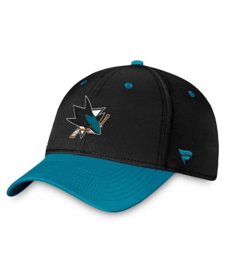 Fanatics Men's Black, Teal San Jose Sharks Authentic Pro Rink Two-Tone ...