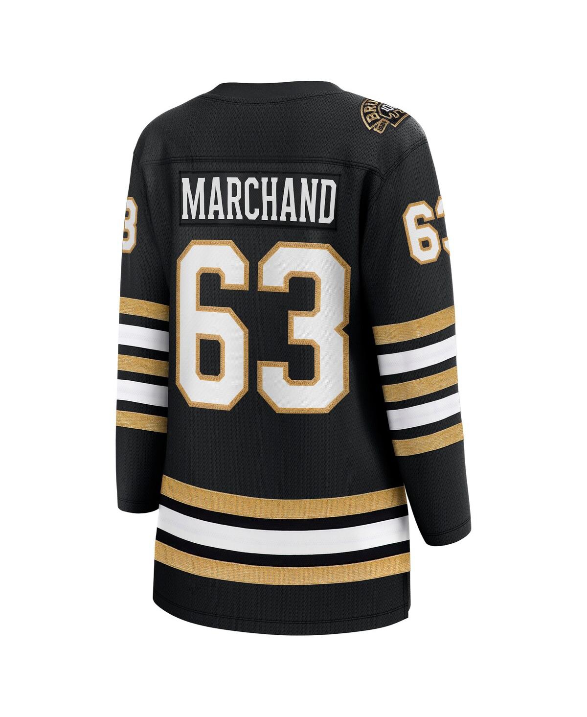Women's Fanatics Brad MarchandBoston Bruins 100th Anniversary Premier Breakaway Player Jersey - Black