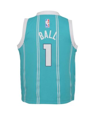 Preschool Boys and Girls LaMelo Ball Teal Charlotte Hornets Swingman Player Jersey - Icon Edition
