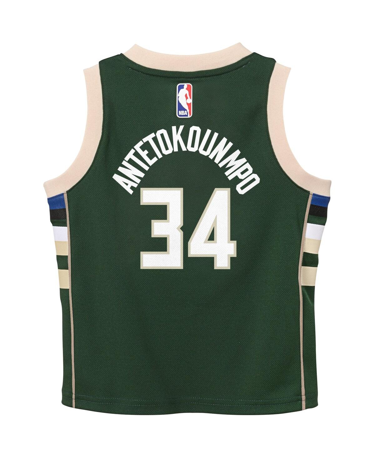 Toddler Boys and Girls Nike Giannis AntetokounmpoMilwaukee Bucks Swingman Player Jersey - Icon Edition - Green