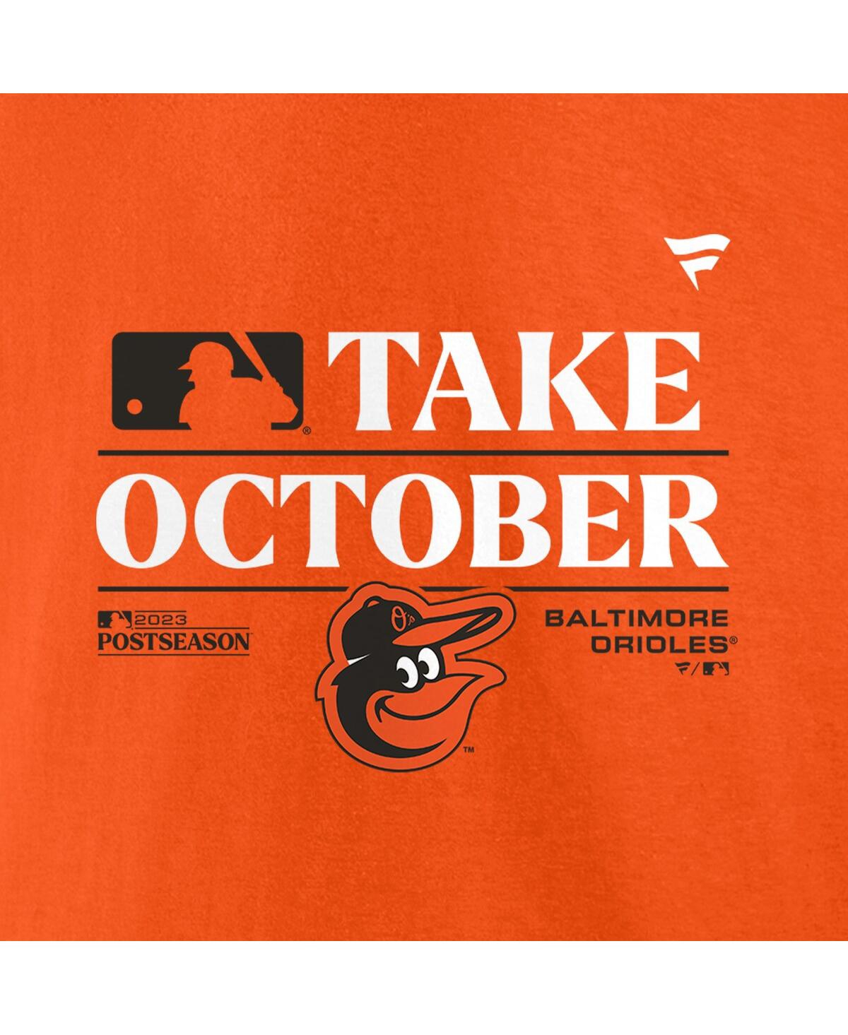 Men's FanaticsBaltimore Orioles 2023 Postseason Locker Room T-shirt - Orange