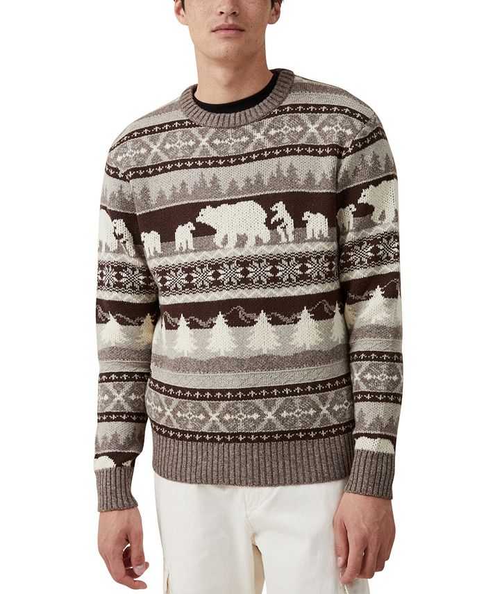 Macys mens deals cotton sweaters