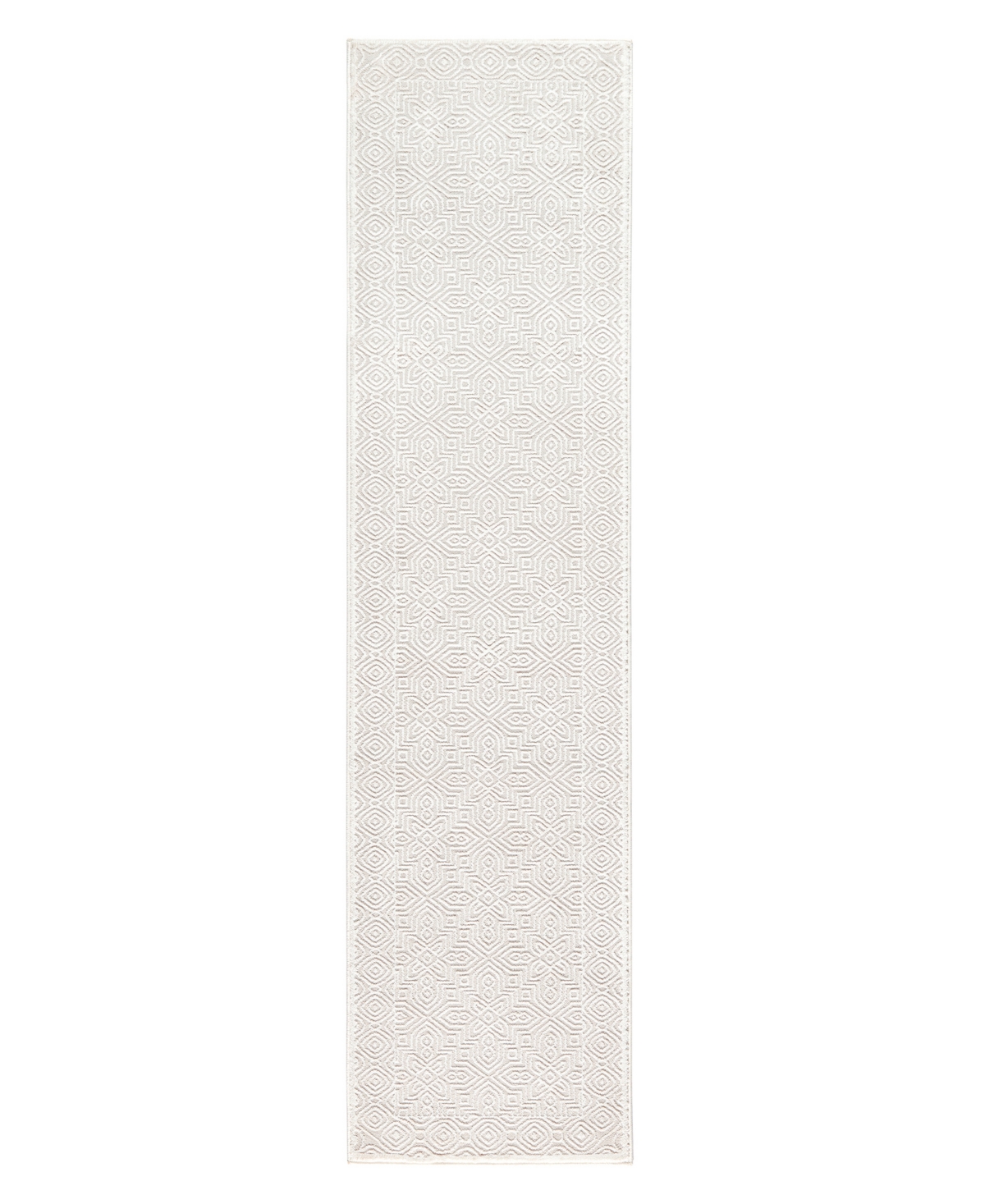 Town & Country Living Luxe Maya 9902 1'9" X 7'2" Runner Area Rug In Ivory
