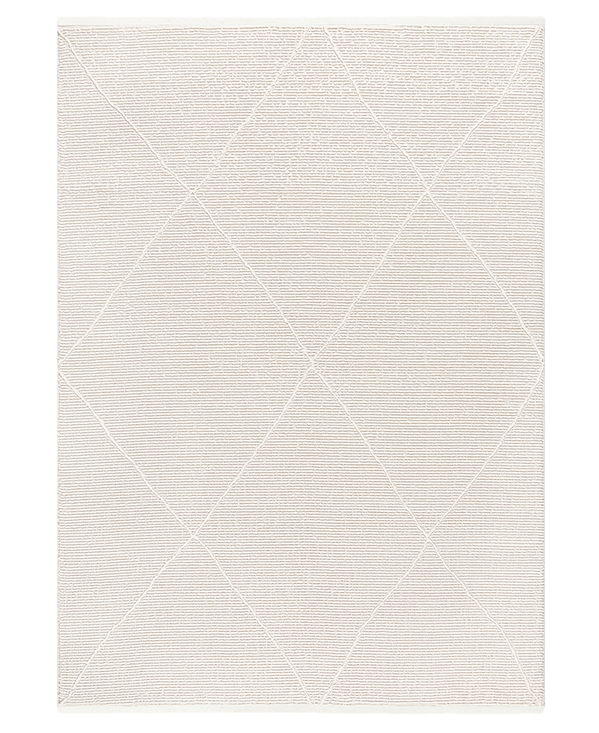 Town & Country Living Luxe Tretta High-low 36408 7'10" X 10'2" Area Rug In Ivory
