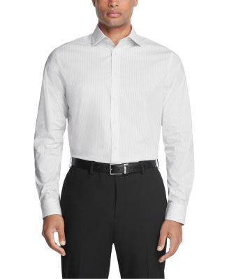 green emerald velvet dress Airthreads Men's Shirt, Wrinkle-Resistant, Long Sleeve, Light Gray,  Tailored Fit main image 0