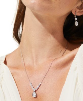 Cubic Zirconia Drop Earrings, Created For Macy's