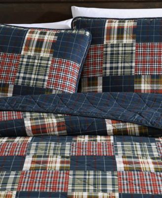 Madrona Plaid Reversible 2-Piece Quilt Set, Twin