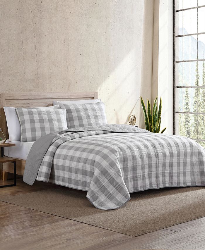 Eddie Bauer Lakehouse Plaid 2Piece Twin Quilt Set Macy's