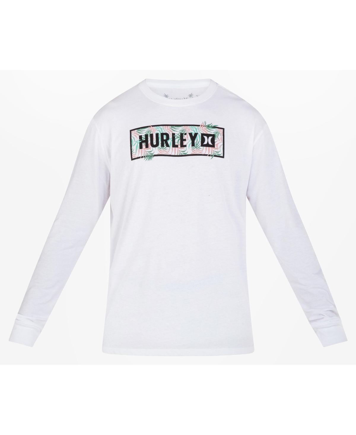 Hurley Men's Everyday Boxed Up Long Sleeve T-shirt In White