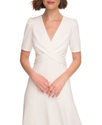 Women's Crisscross Fit & Flare Dress