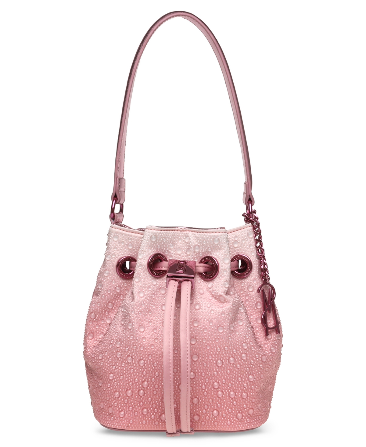 Steve Madden May Ombre Embellished Bucket Bag In Pink