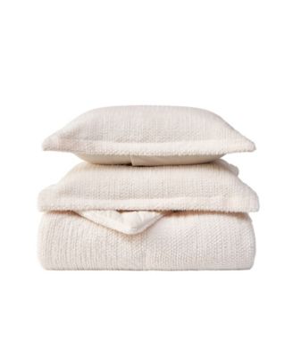 Faux Fur to Mink Reversible 3 Piece Comforter Set, Full/Queen