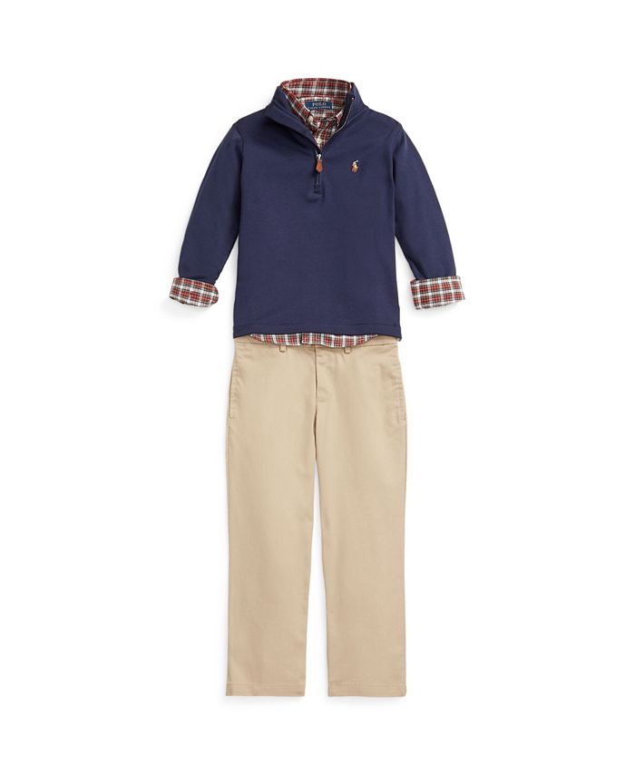 Boys' [5-7] Straight Fit Stretch Twill Pant, Ralph Lauren Childrenswear