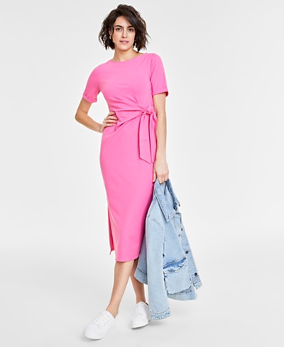 Lauren Ralph Lauren Scoopneck Jersey Dress - Macy's