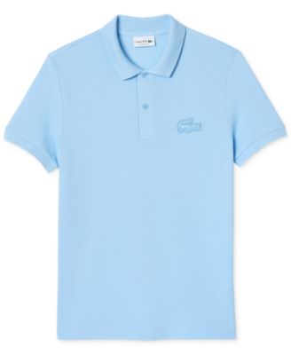 Lacoste - Men's Regular-Fit Monochromatic Croc Logo Polo Shirt
