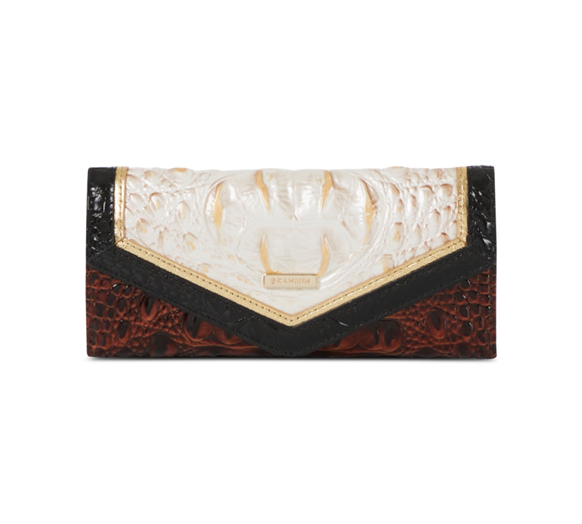 Veronica JeanMarie Embossed Leather Wallet - Contour