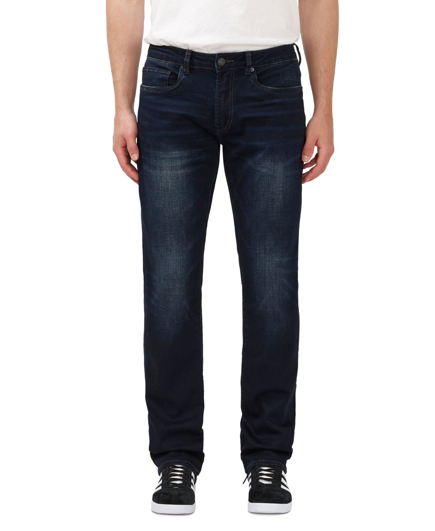 Мужские джинсы Buffalo David Bitton Six-X Straight-Fit, цвет: Тёмный индиго — фото 3