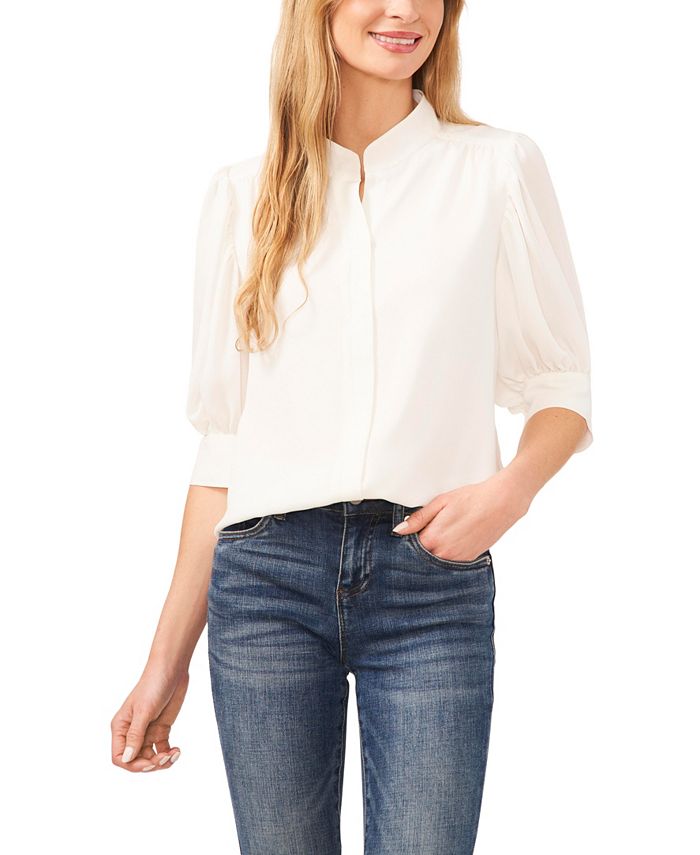 Macys womens clearance white blouse