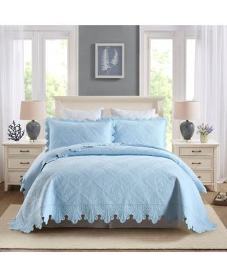 100% Cotton Oversized Bedspread Quilt Set TK - King