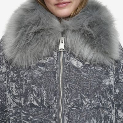 Women's Charleroi Crushed Velvet Down Puffer