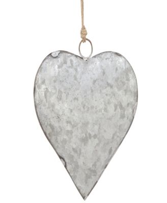 Metal Heart Tibetan Inspired Decorative Bell with Hanging Rope, Set Of 3 12", 17", 21"H