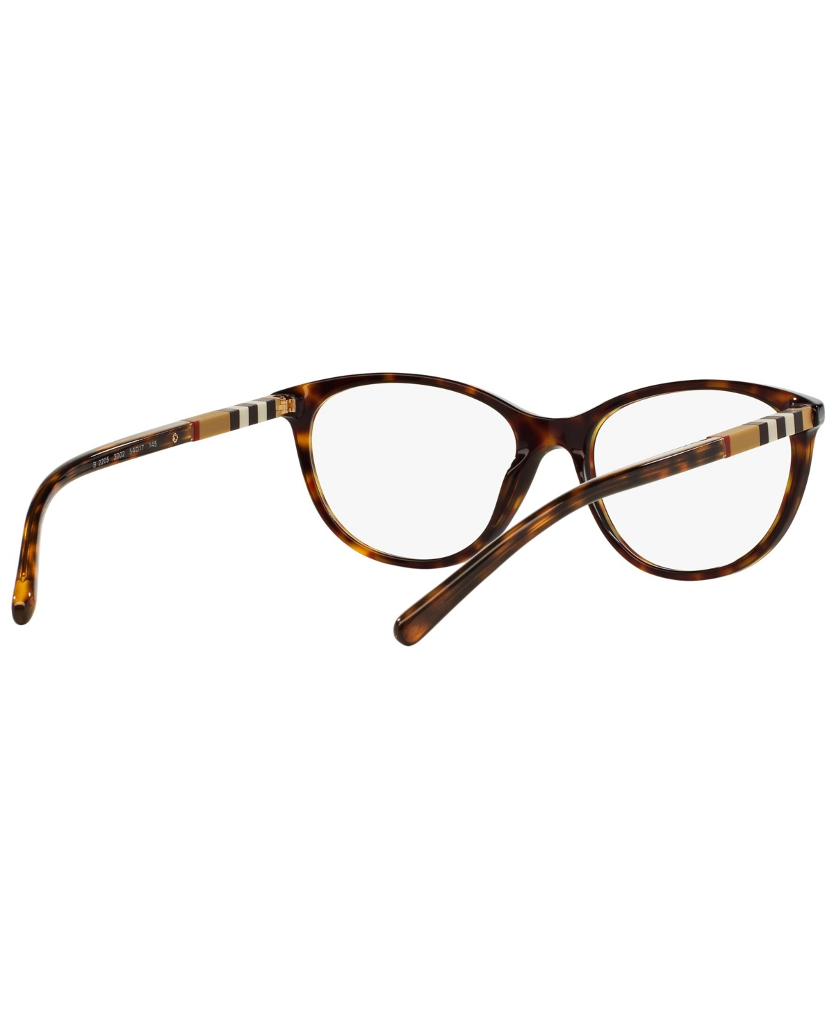 Burberry Women's Eyeglasses, Be2205 In Dark Havana