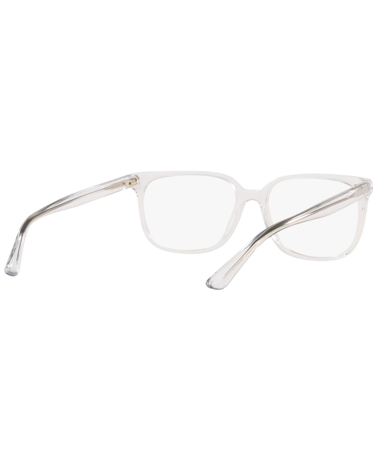 Мужские очки LensCrafters Man Rectangle Plastic EC2009 Eyeglasses, цвет: Прозрачный — фото 15
