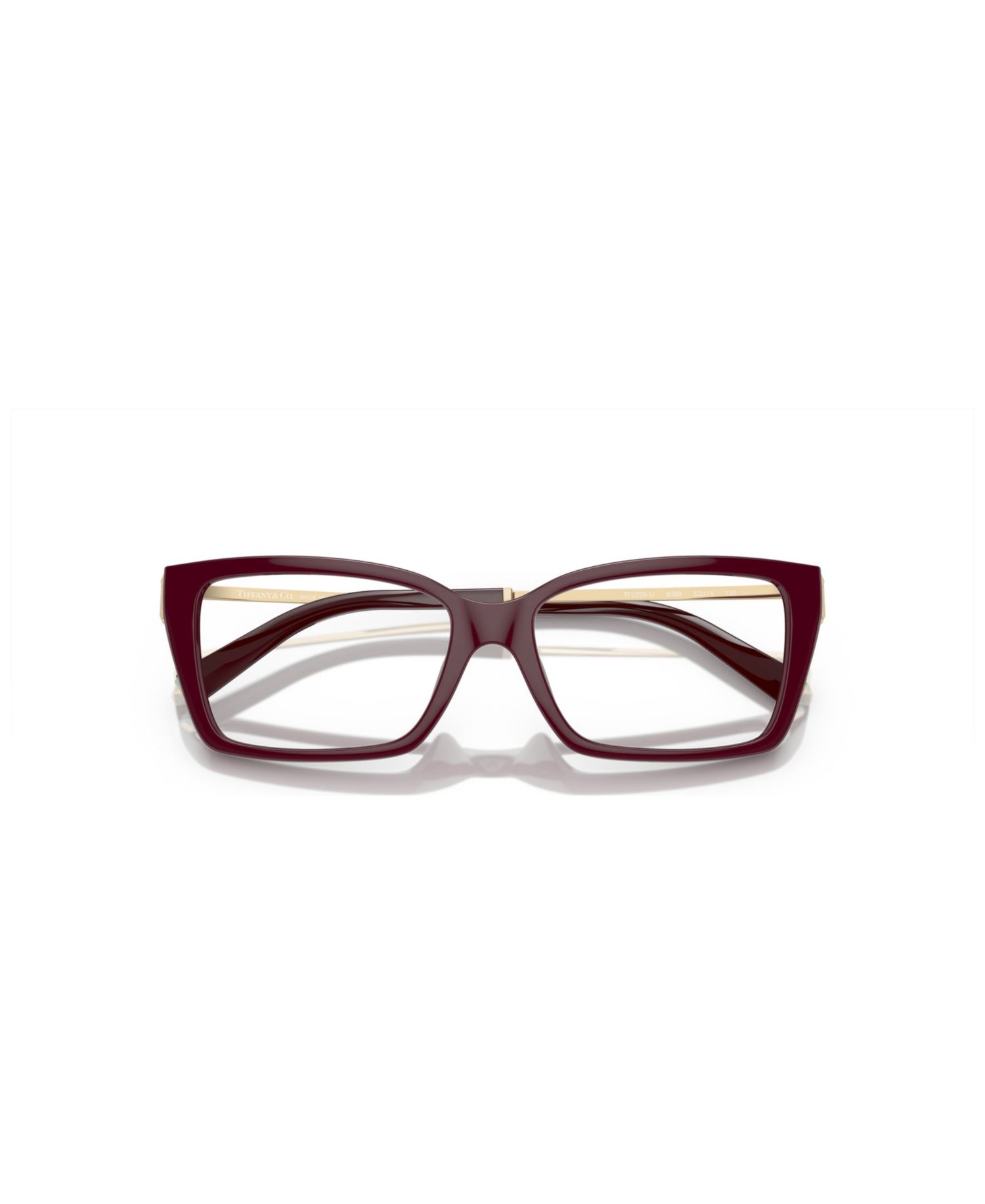 Woman Rectangle Plastic TF2239U Eyeglasses