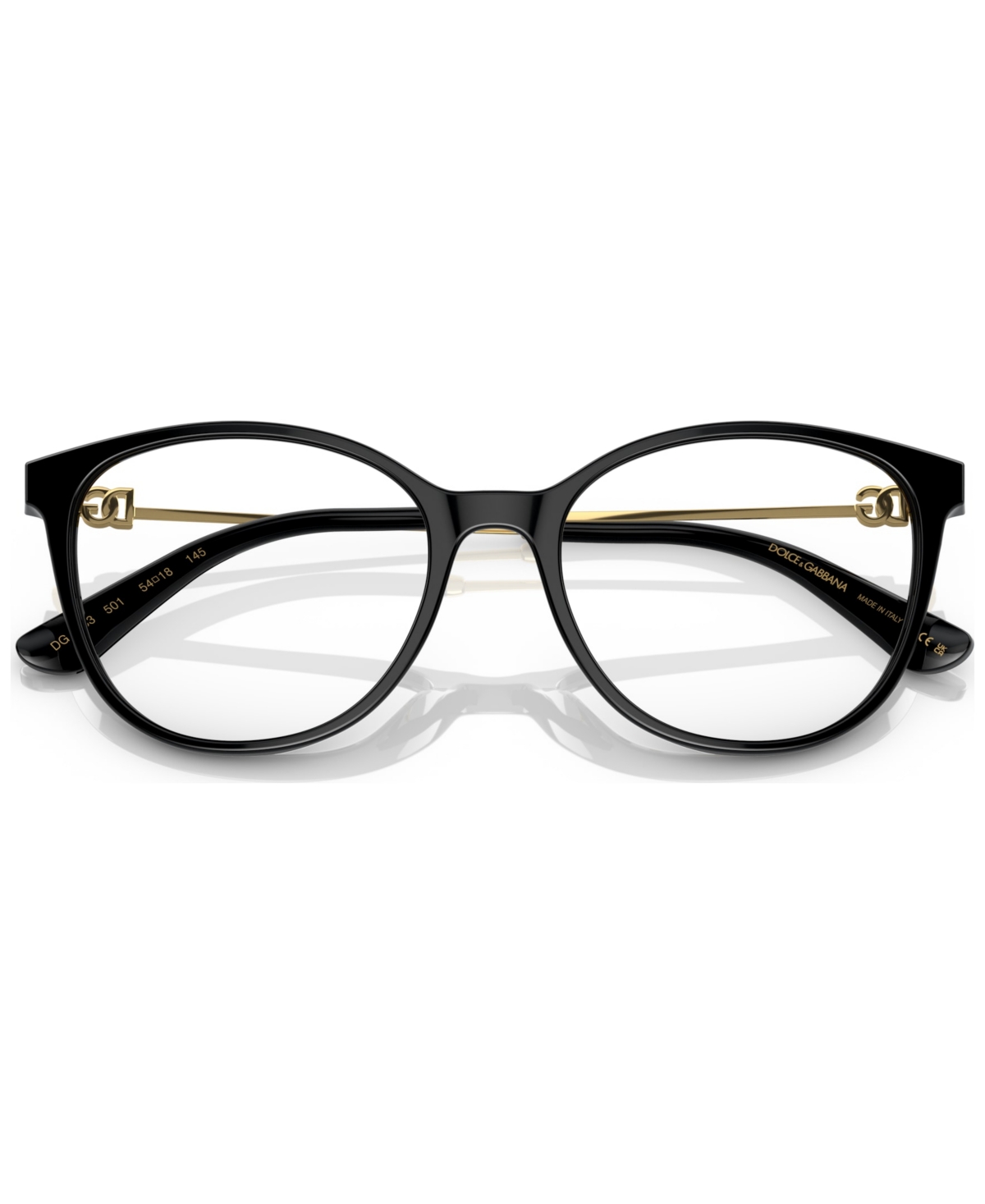 Dolce & Gabbana Women's Eyeglasses, Dg3363 In Black