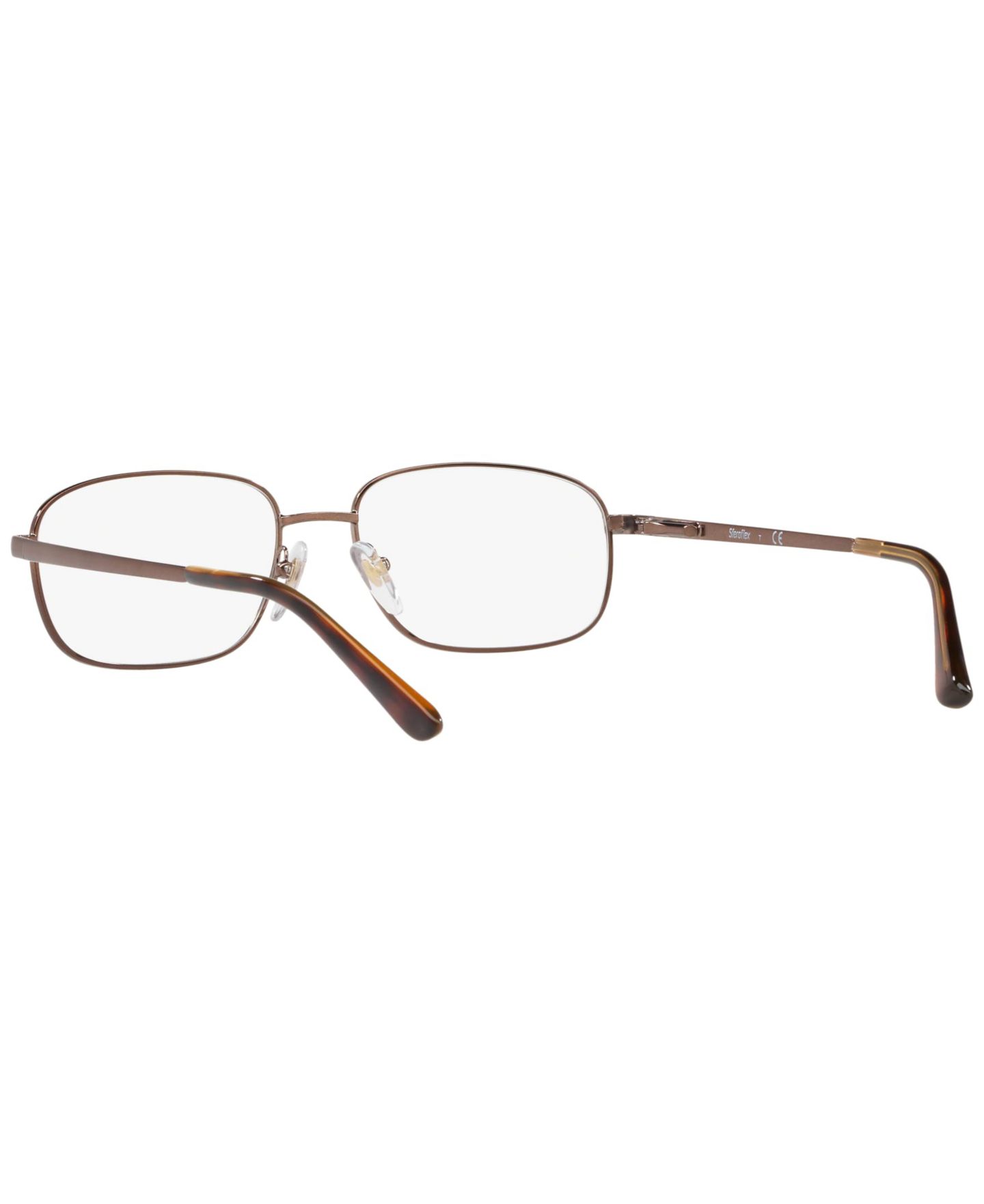Мужские очки Sferoflex Man Pillow Metal SF2290 Eyeglasses, цвет: Коричневый — фото 6